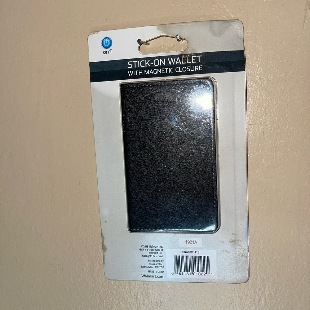 Stick on wallet